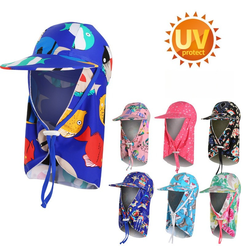Sun Hat Wide Brim - Cappello da nuoto per protezione solare