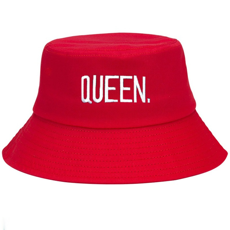 Bucket Hat Cotton - Personalizza la regina ricamato cappello a
