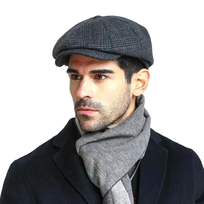 Newsboy Cap Ivy - 64 cm Grande Testa Oversize Plus