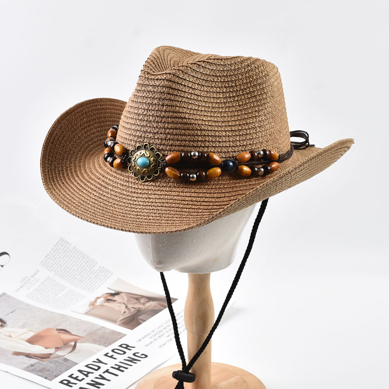 Cowboy Hat Straw - Cappello da cowboy in paglia per