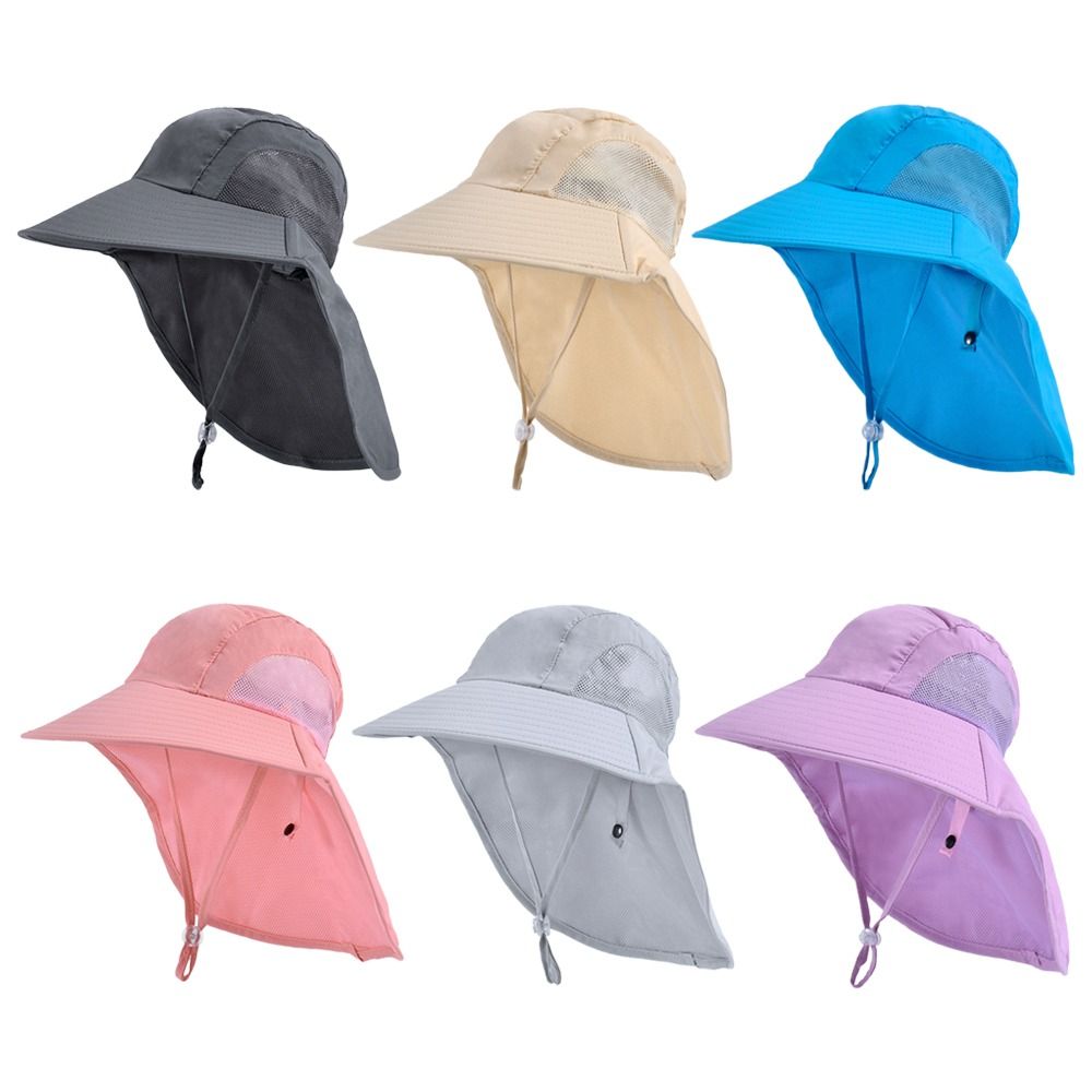 Sun Hat Wide Brim - Cappello da Sole per Bambini, Cappello