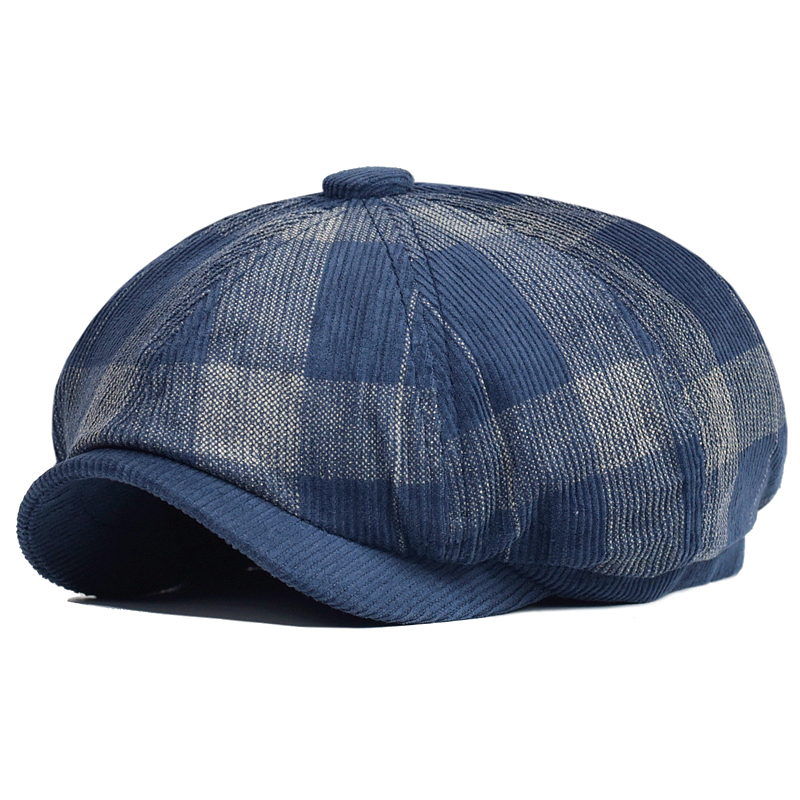 Dad Hat Cotton - Autunno Inverno Plaid Spessore Cappello da