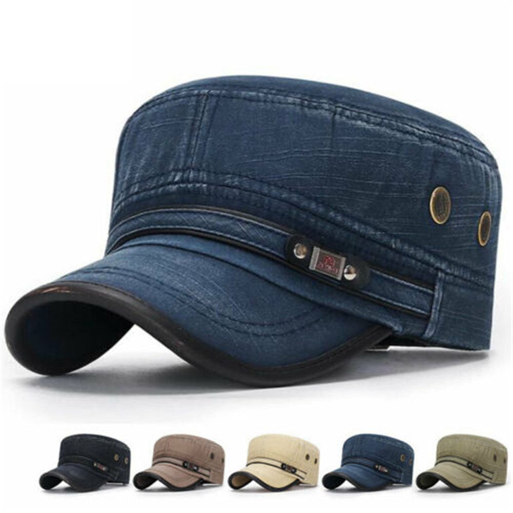 Snapback Hat Flat - Berretto militare da uomo ad asciugatura