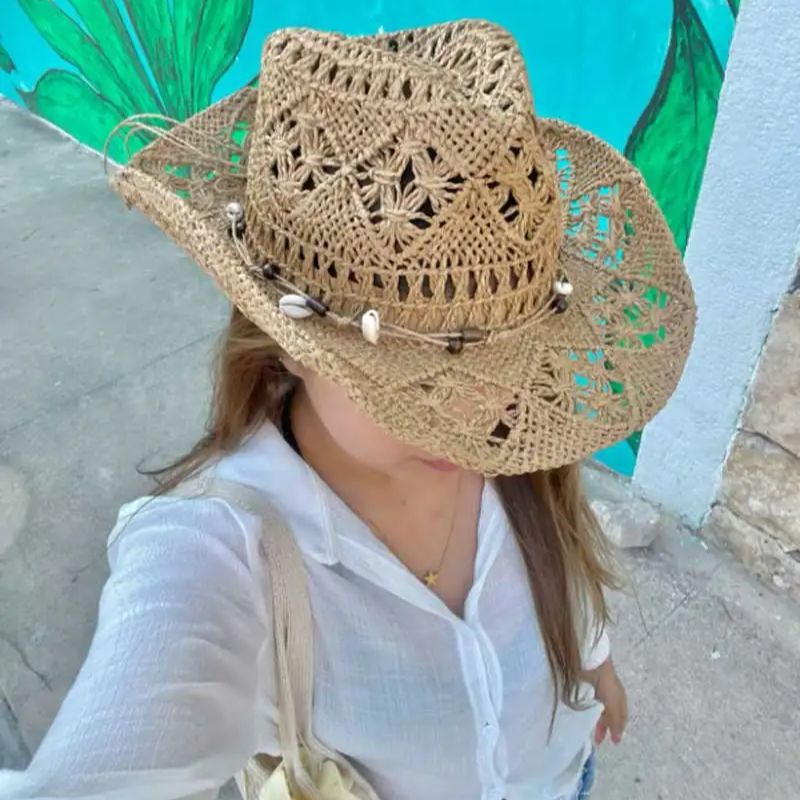 Cappello di Paglia Estivo da S - Cowboy Hat Straw recensione e prezzo